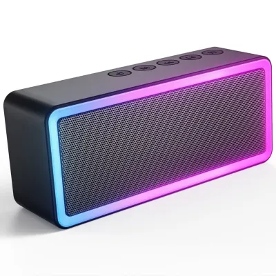 Portable Bluetooth Speaker With Lights