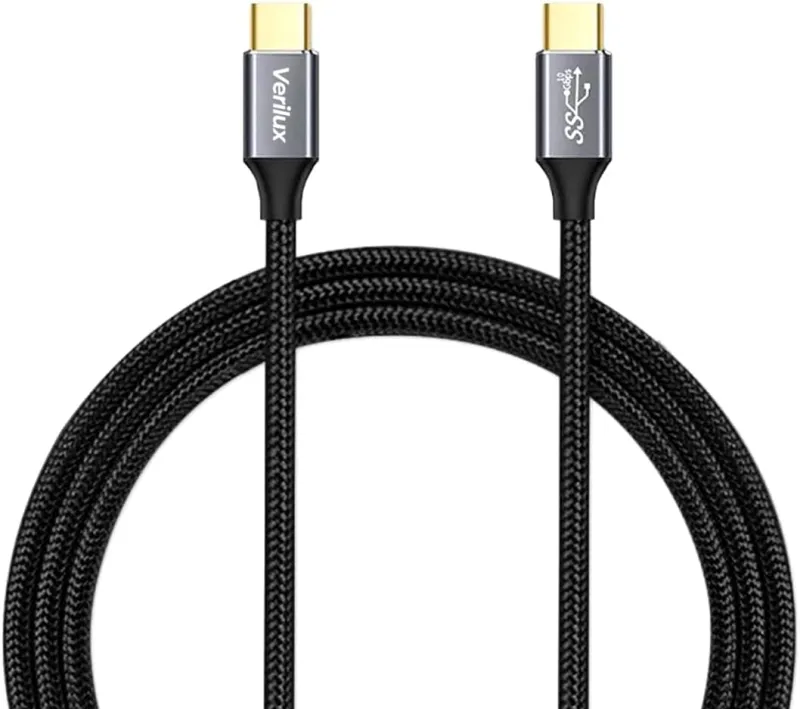 Verilux® Type C to Type C Cable 100W 10Ft/3m Fast