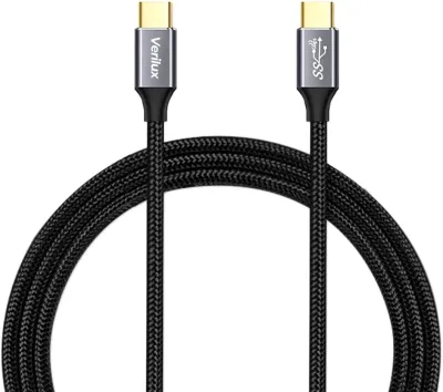 Verilux® Type C to Type C Cable 100W 10Ft/3m Fast