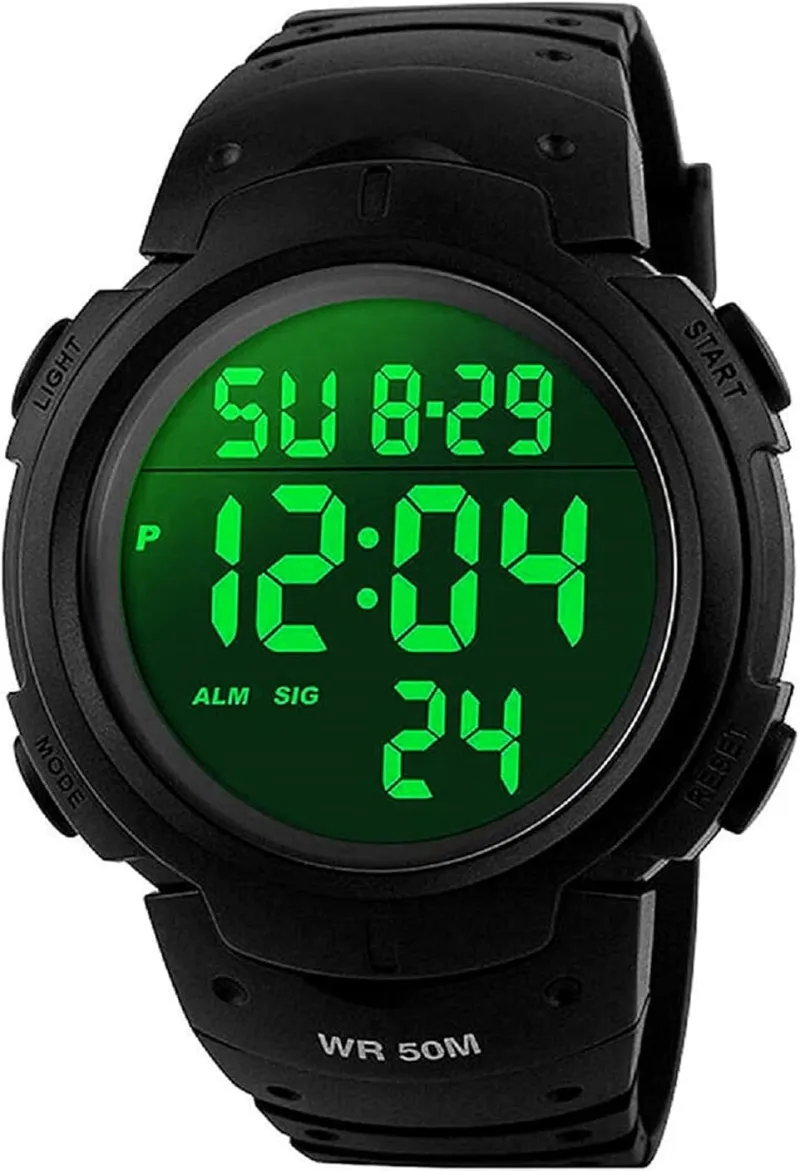 Vdsow Mens Sports Digital Watches - Outdoor Waterproof