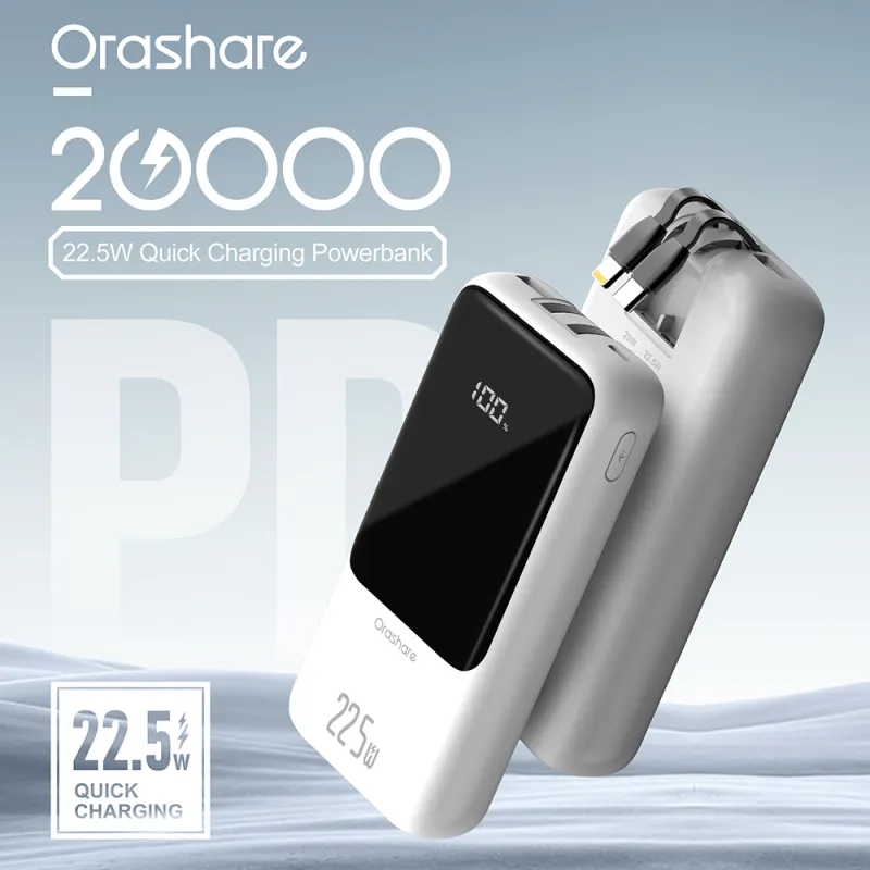 Orashare OH20Pro 20000mAh Powerbank 22.5W Super Fast
