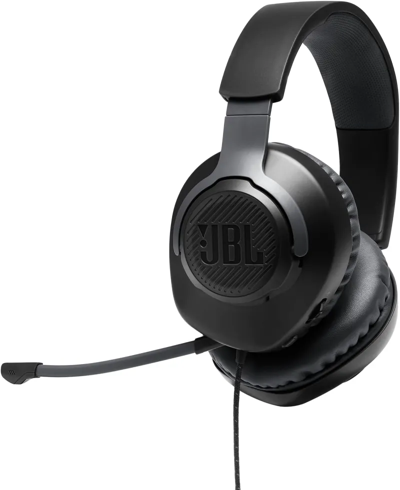 JBL Quantum 100 Wired Over Ear Gaming Headphones with