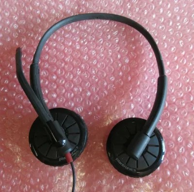 Plantronics Blackwire 300DA Black Wired Headset With
