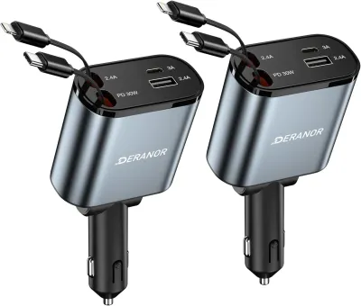 Multi Charge Pro iPhone Car Charger Fast Charging