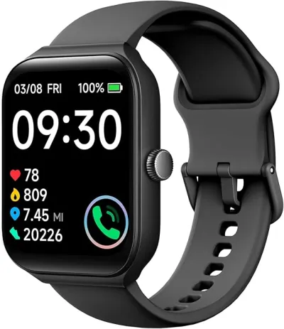 Toobur Smart Watch for Men Women Alexa Built-in, 1.95