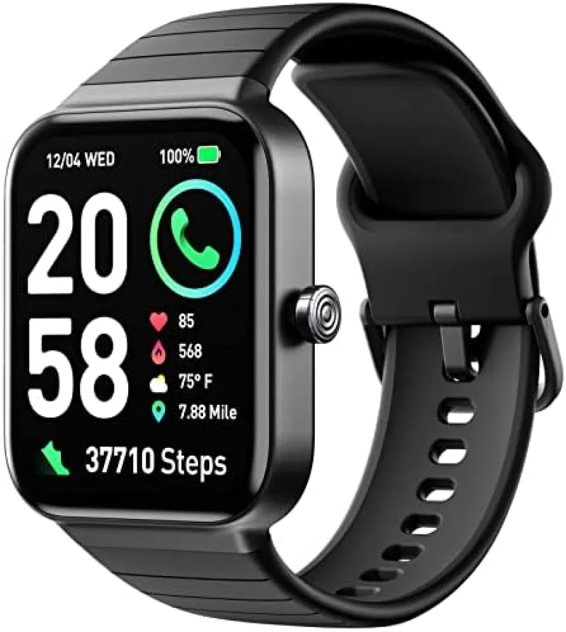 SKG Smart Watch for Men Women Android iPhone with Alexa