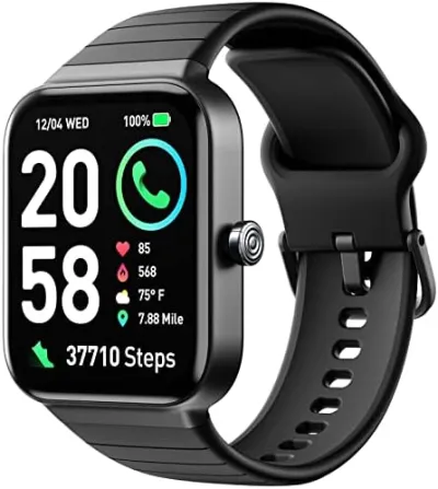SKG Smart Watch for Men Women Android iPhone with Alexa