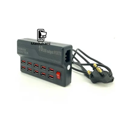 10 USB Ports Mobile Fast Charger Station Power (Model 17)